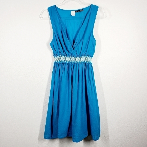 LA BLANCA SLEEVELESS COTTON DRESS - Picture 1 of 5